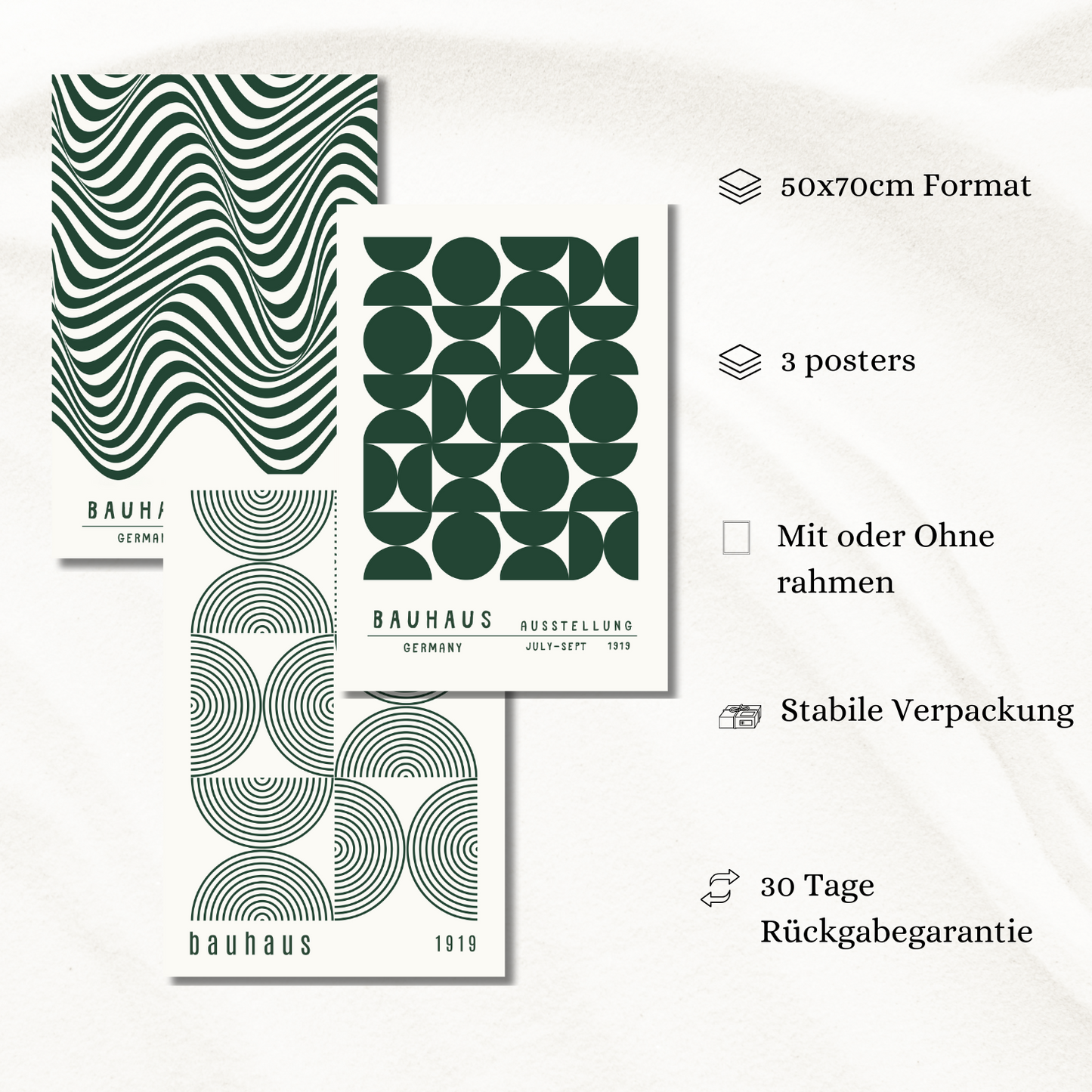 Bauhaus 3 Poster 50x70cm