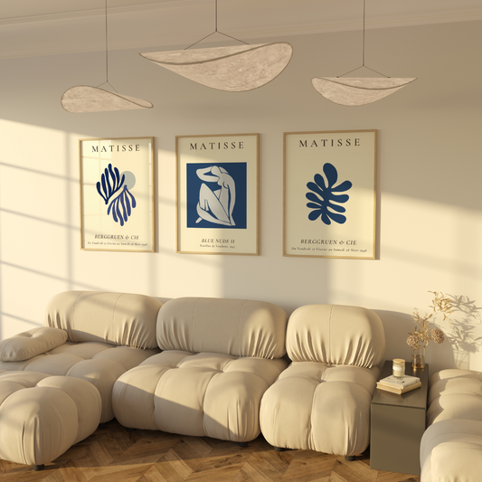 Matisse Blue 3 Posters 50x70cm