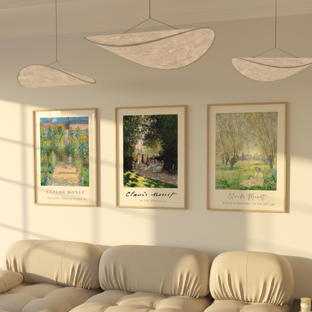 Monet Set 3 Posters 50x70cm