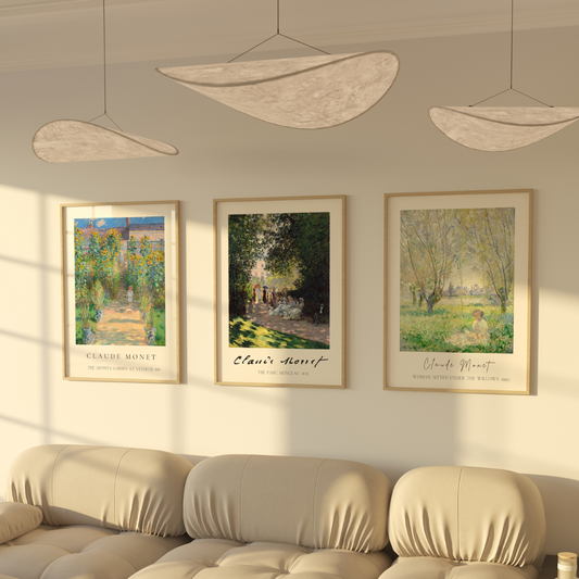 Monet Set 3 Affiches 50x70cm