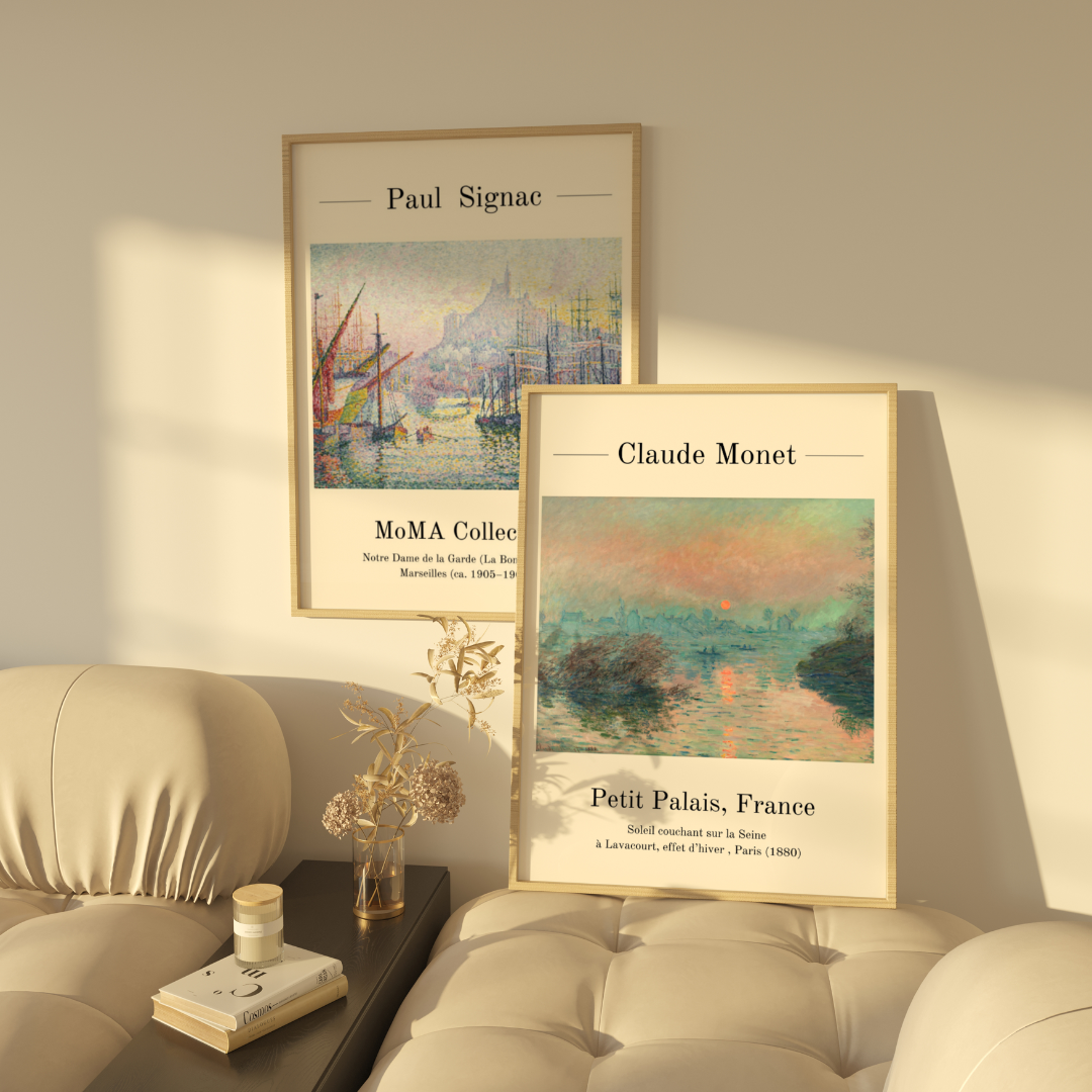 Monet 3 Posters 50x70cm