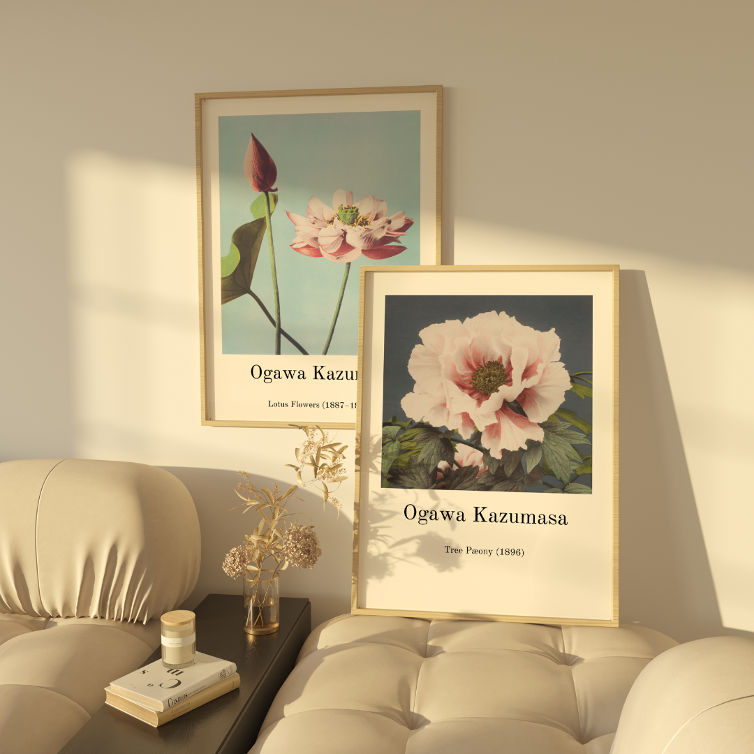 Japanese Flowers Posters 3 Posters 50x70cm