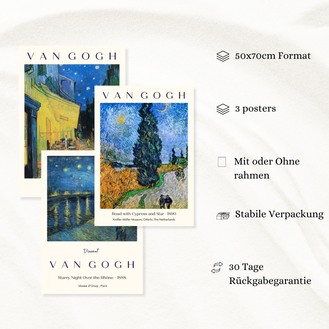 Van Gogh 3 Poster 50x70cm