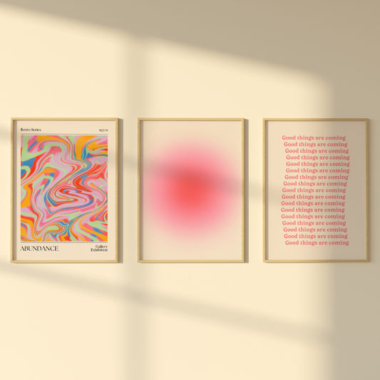 Aura Positive Energy 3 Posters 50x70cm