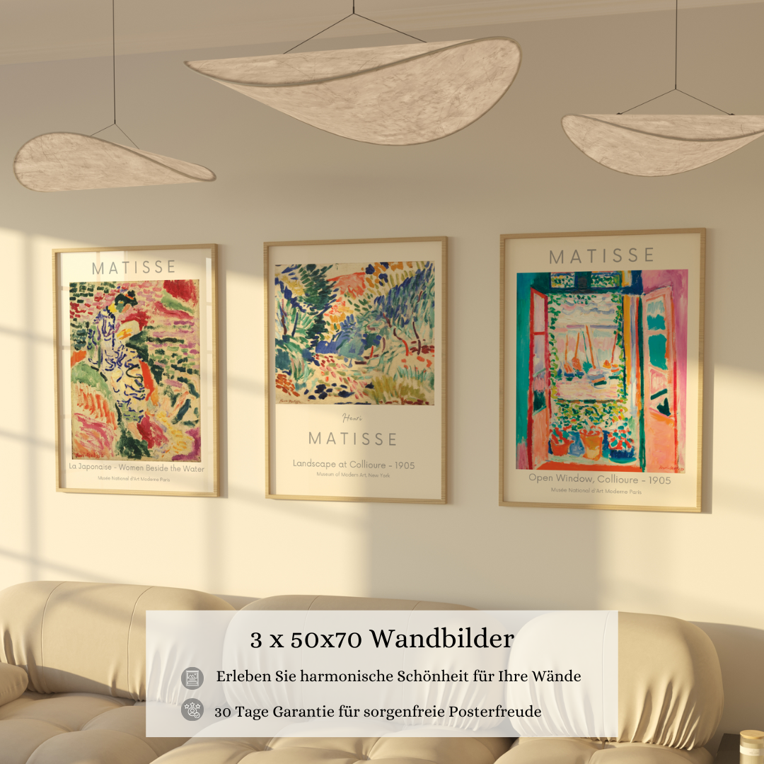 Matisse 3 Affiches 50x70cm