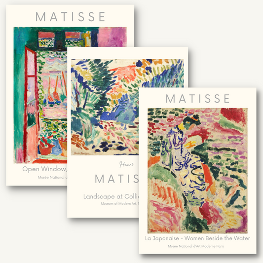 Matisse 3 Affiches 50x70cm