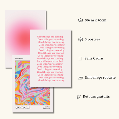 Aura Energie Postive 3 Affiches 50x70cm
